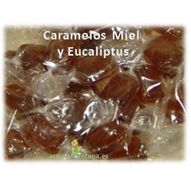 Caramelos miel y eucaliptus tocho