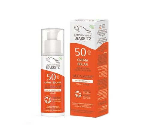 Crema Facial Solar SPF50 Sin Perfume
