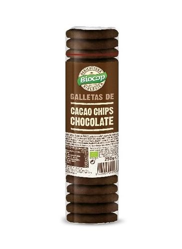 Galletas cacao con chips de chocolate eco