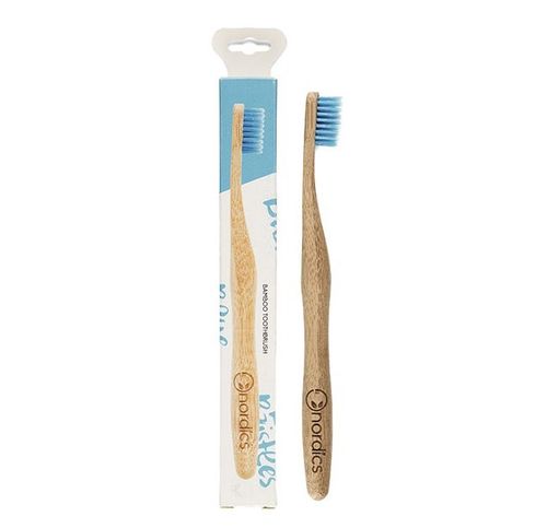 Cepillo Dental Bambú Adulto Azul