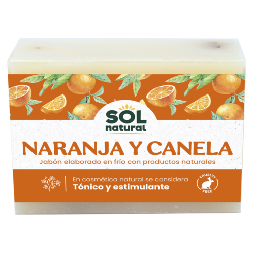 Jabón natural de Canela y Naranja