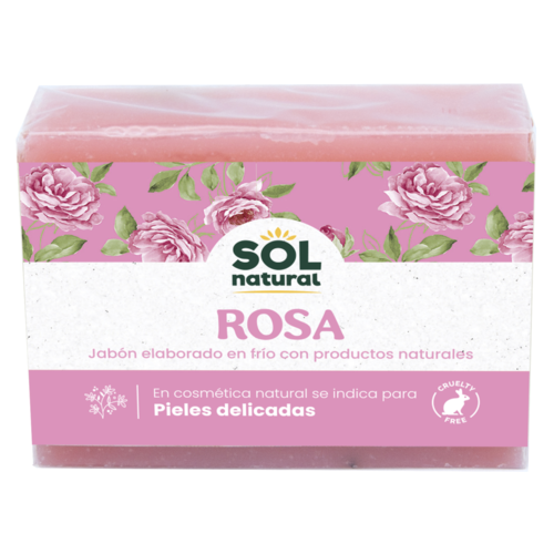 Jabón natural de Pétalos de Rosa