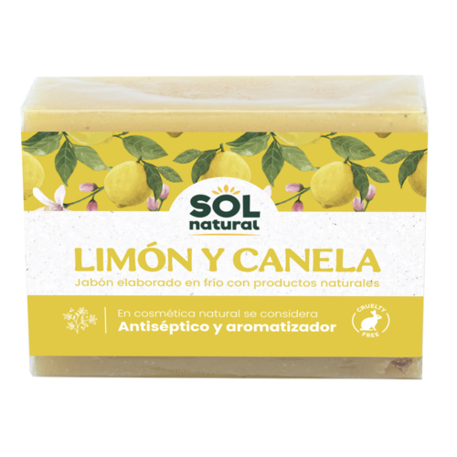 Jabón natural de Limón y Canela