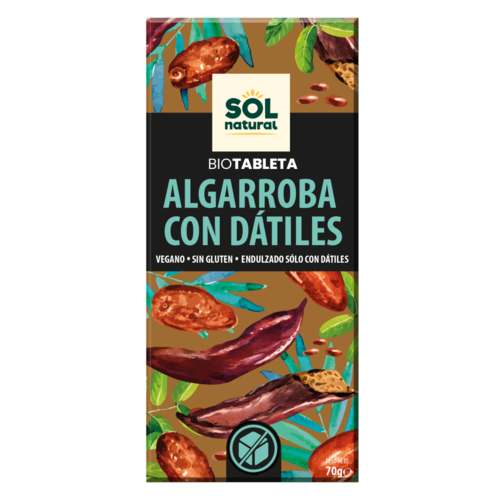 Tableta de Algarroba con Dátiles Bio