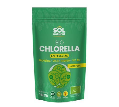 Alga Chlorella Bio 140 Tabletas